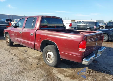 2001 Dodge Dakota Slt/Sport из США, поврежденный, VIN 1B7HL2AX61S307258